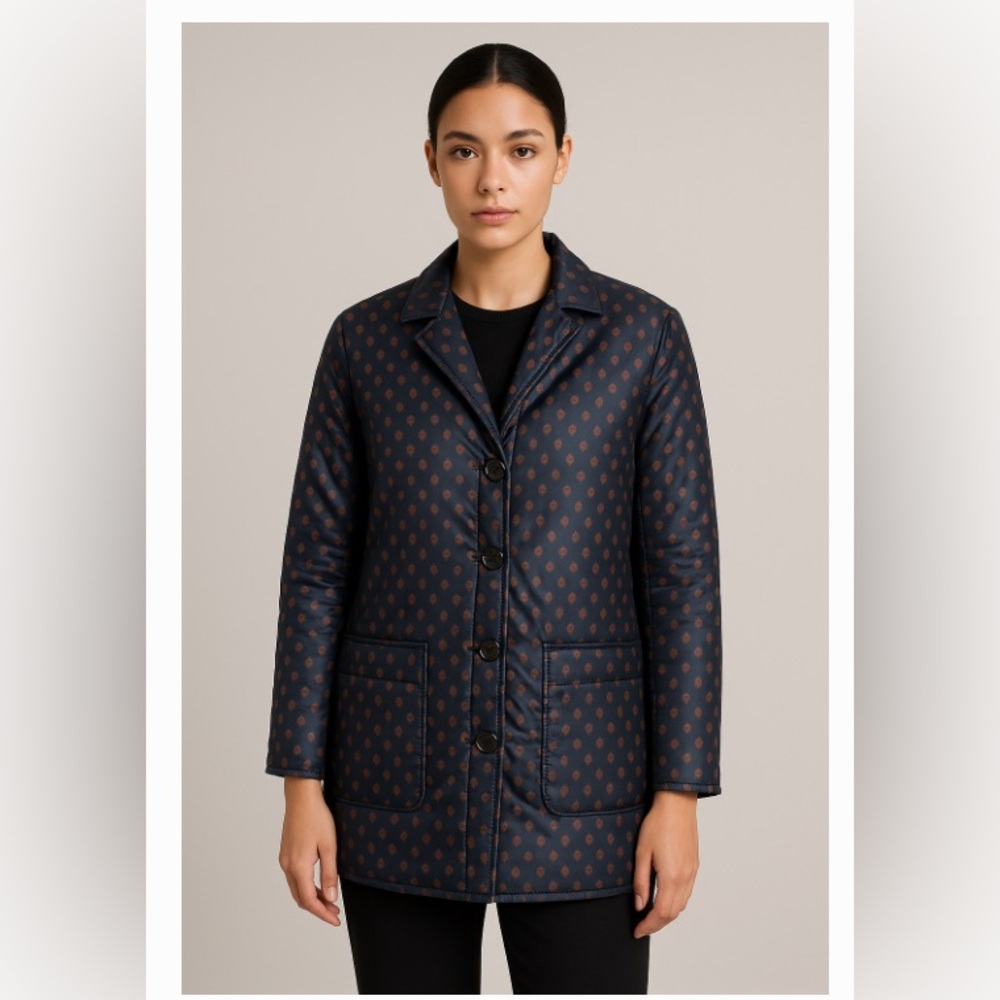 Indi and Cold San Sebastián reversible puffer jacket